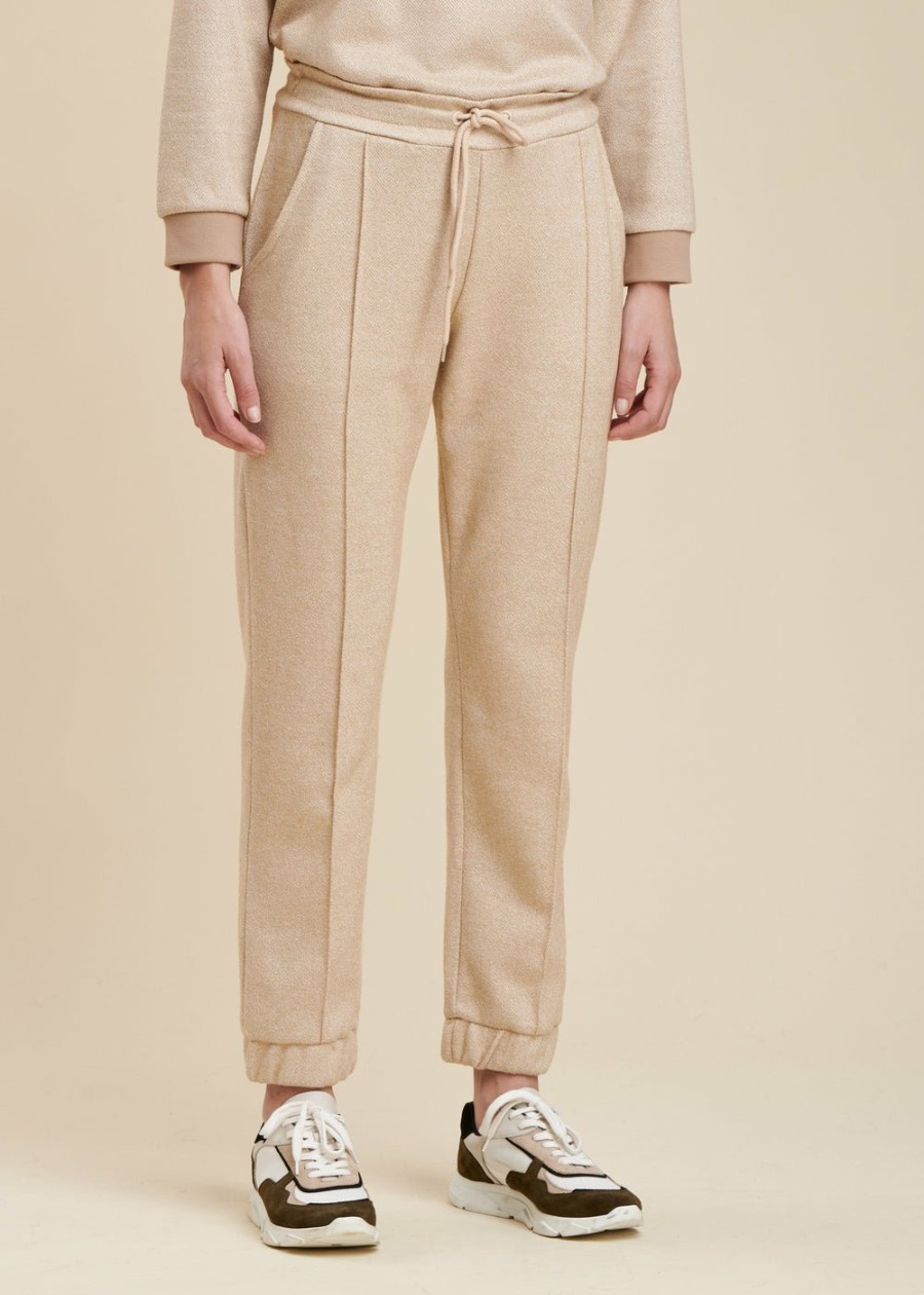 Pret-A-Porter LA FEE maraboutee | Pantalon Coupe Jogging Beige