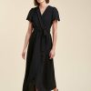 Pret-A-Porter LA FEE maraboutee | Robe Longue Faux Portefeuille Outremer