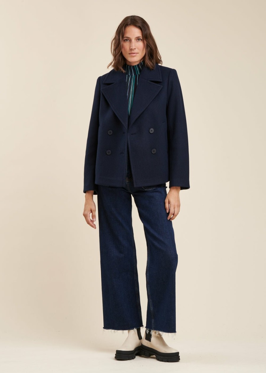 Pret-A-Porter LA FEE maraboutee | Manteau Coupe Caban Stormy