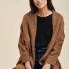 Pret-A-Porter LA FEE maraboutee | Gilet Oversize En Maille Irisee Marine