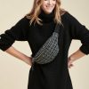 Accessoires LA FEE maraboutee | Sac Banane Tweed Noir