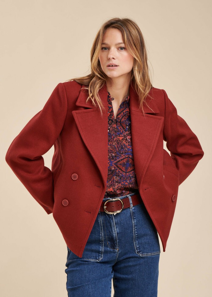 Pret-A-Porter LA FEE maraboutee | Manteau Coupe Caban Stormy