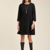 Pret-A-Porter LA FEE maraboutee | Robe Courte En Jersey Milano Noir