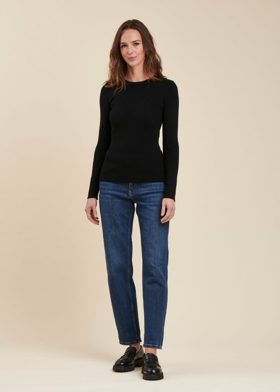 Pret-A-Porter LA FEE maraboutee | Pull Chaussette Noir