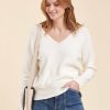 Pret-A-Porter LA FEE maraboutee | Pull En Maille Fine Ecru