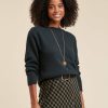 Pret-A-Porter LA FEE maraboutee | Pull Maille Angora Cendre