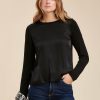 Pret-A-Porter LA FEE maraboutee | Tee-Shirt Bi-Matiere Noir