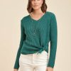 Pret-A-Porter LA FEE maraboutee | Pull En Maille Irisee Marine