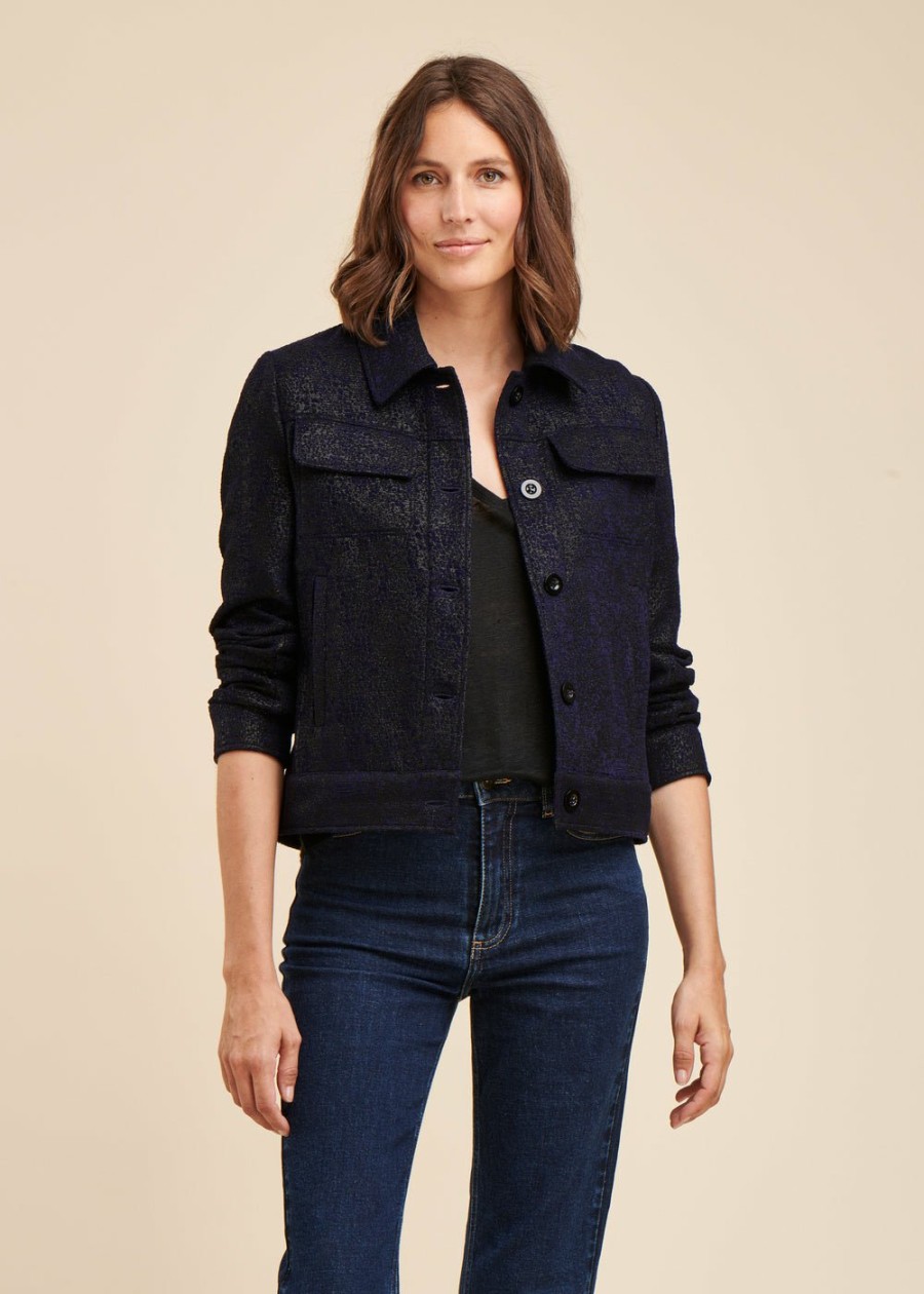 Pret-A-Porter LA FEE maraboutee | Veste Courte Navy