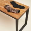 Accessoires LA FEE maraboutee | Coffret Deux Paires De Mi-Chaussettes Fantaisie Marron/Noir