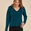 Pret-A-Porter LA FEE maraboutee | Pull Angora Ample Vert Pin