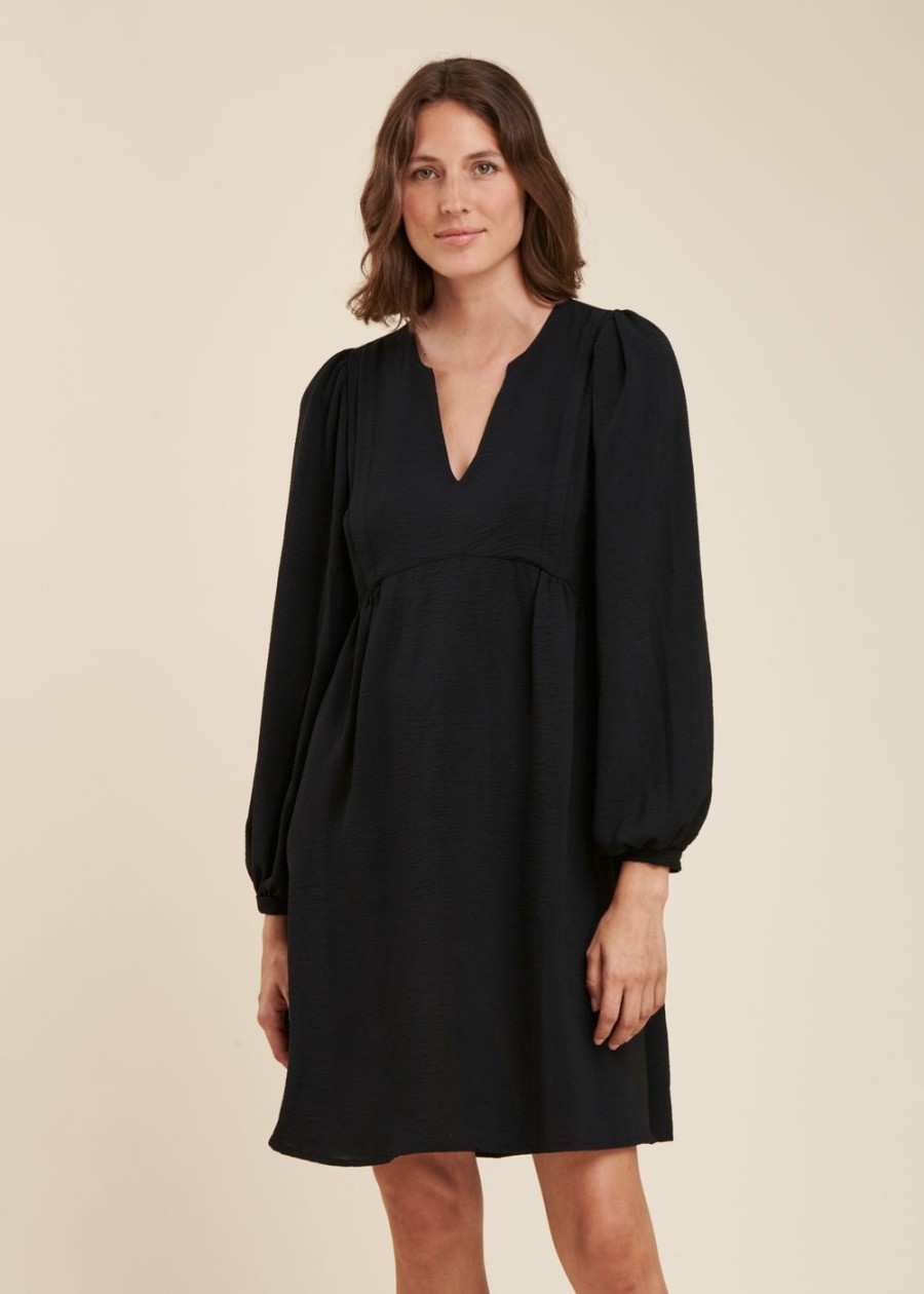 Pret-A-Porter LA FEE maraboutee | Robe Courte Coupe Ample Noir