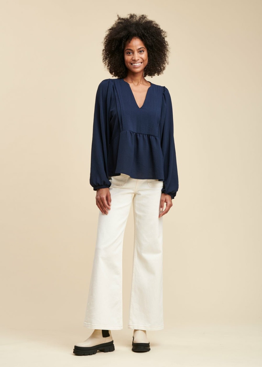 Pret-A-Porter LA FEE maraboutee | Top Ample Navy