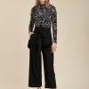 Pret-A-Porter LA FEE maraboutee | Pantalon Large 7/8Eme Noir