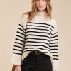 Pret-A-Porter LA FEE maraboutee | Pull Mariniere Noir