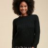 Pret-A-Porter LA FEE maraboutee | Pull Mousseux Encolure Ronde Azalee