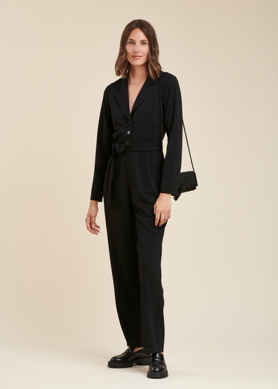 Pret-A-Porter LA FEE maraboutee | Combinaison Manches Longues Noir