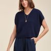 Pret-A-Porter LA FEE maraboutee | Pull Manches Courtes Oversize Stormy