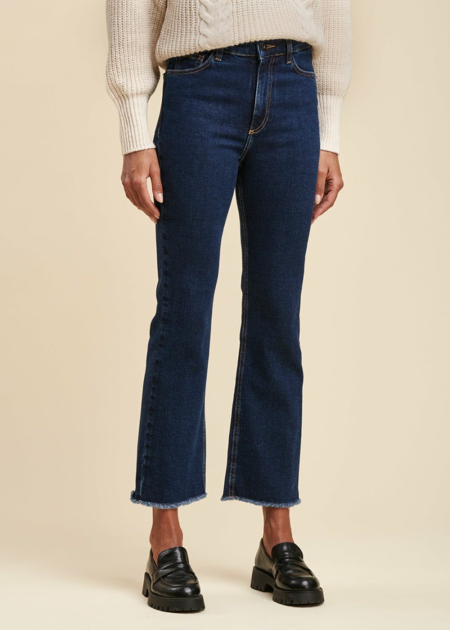 Pret-A-Porter LA FEE maraboutee | Jean Cropped Legerement Evase Brut