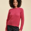 Pret-A-Porter LA FEE maraboutee | Pull Mousseux Encolure Ronde Azalee