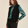 Pret-A-Porter LA FEE maraboutee | Gilet Maille Sans Manches Noir