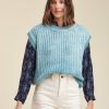 Pret-A-Porter LA FEE maraboutee | Pull Sans Manches Cold Dye Mars