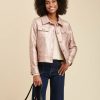 Pret-A-Porter LA FEE maraboutee | Veste Courte Rose Irise