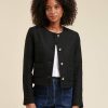 Pret-A-Porter LA FEE maraboutee | Veste Encolure Ronde Noir