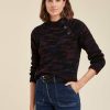 Pret-A-Porter LA FEE maraboutee | Pull Maille Fantaisie Noir