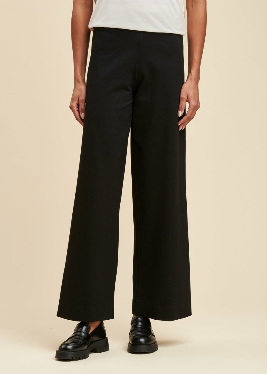 Pret-A-Porter LA FEE maraboutee | Pantalon En Jersey Milano Noir